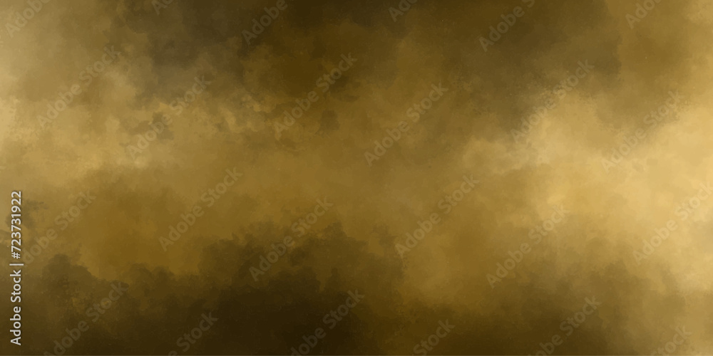 Yellow Black smoky illustration soft abstract.liquid smoke rising texture overlays backdrop design,fog effect,smoke swirls,cumulus clouds hookah on canvas element gray rain cloud.
