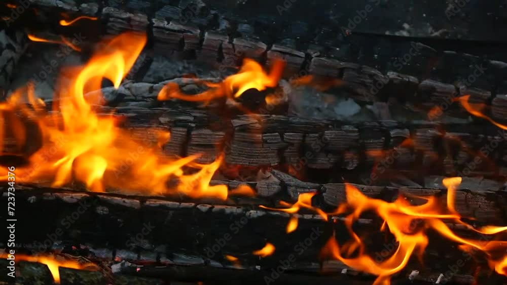 burning wood and paper. firewood is burning. tongues of flame. orange flame. bonfire. wood-fired cooking. firewood is burning for cooking barbecue burning wood and paper. firewood is burning. tongues of flame. orange flame. bonfire. wood-fired cooking. firewood is burning for cooking barbecue