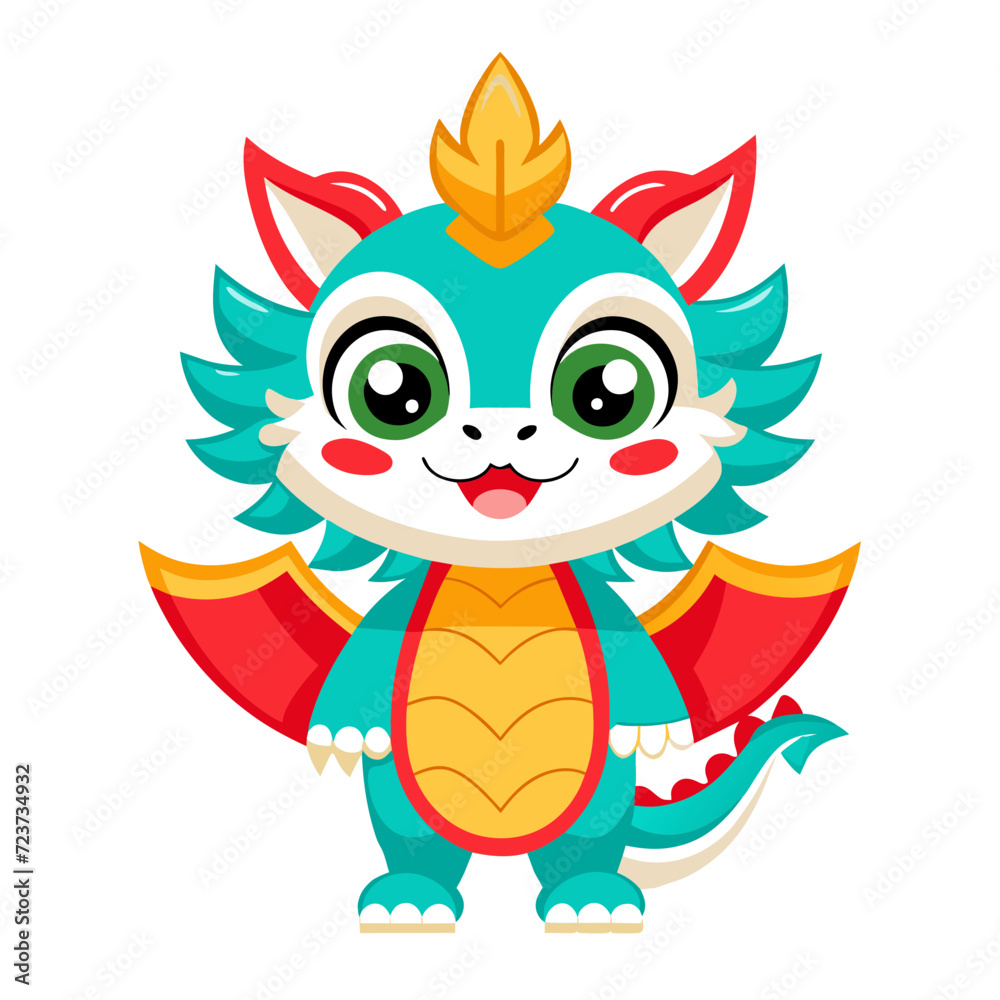 Fototapeta premium Chinese, dragon, festival, celebrate, temple