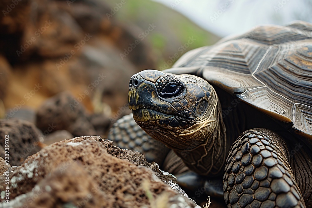 The Galapagos Islands in Ecuador are home to giant tortoises.