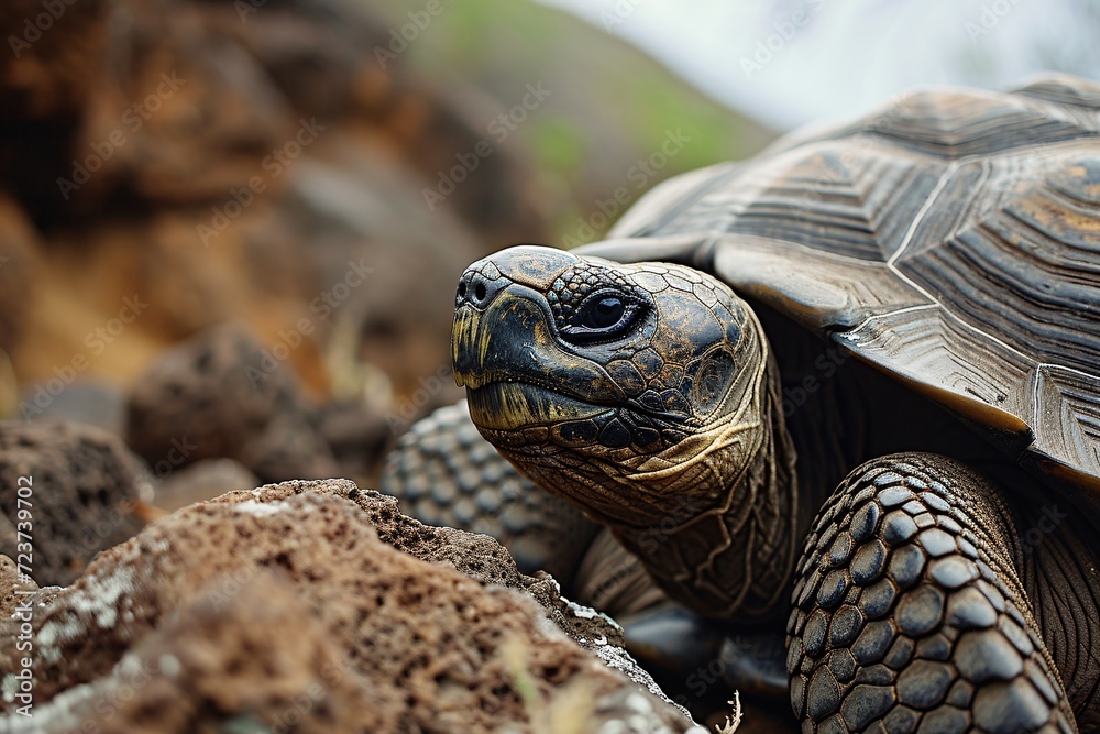 The Galapagos Islands in Ecuador are home to giant tortoises. The Galapagos Islands in Ecuador are home to giant tortoises.