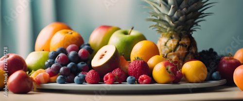 Vibrant Organic Fruit Collection: Rich in Vitamins, Minerals, Antioxidants, and More