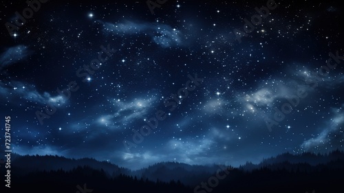 night sky with stars twinkling © Witch