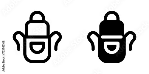 Editable apron vector icon. Apparel, gardening, cooking. Part of a big icon set family. Perfect for web and app interfaces, presentations, infographics, etc