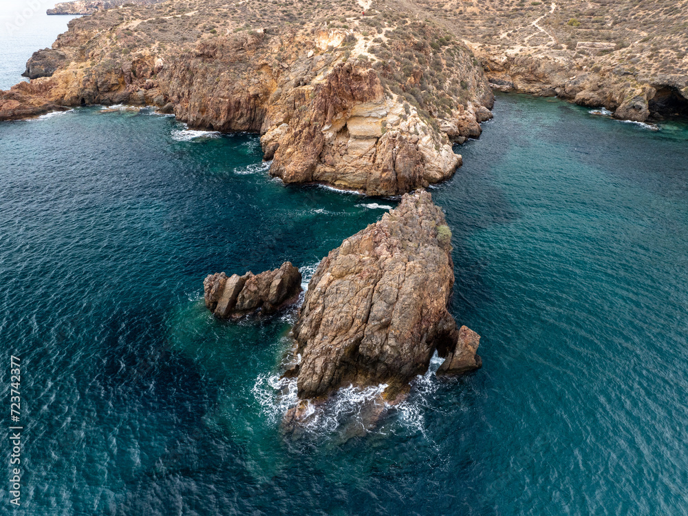 Costa Mediterranea a vista de drone
