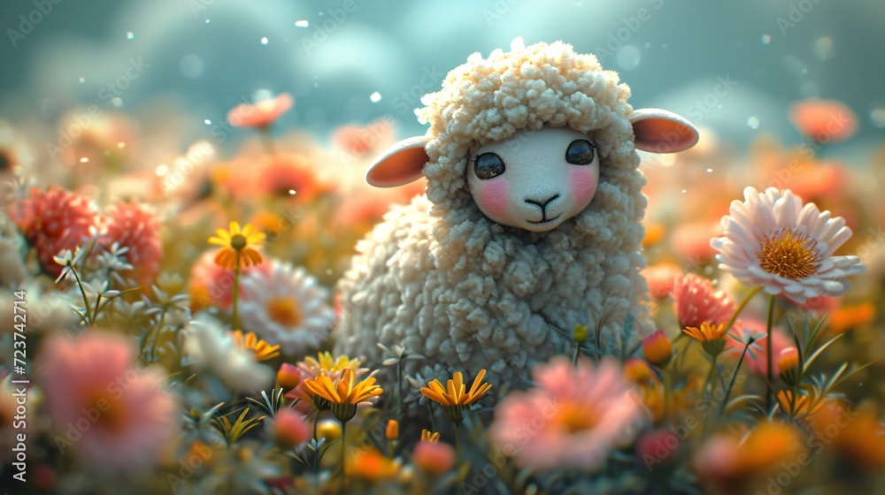 Sheep-a-Palooza: A Flock-tastic Adventure in a Field of Flowers Generative AI Sheep-a-Palooza: A Flock-tastic Adventure in a Field of Flowers Generative AI
