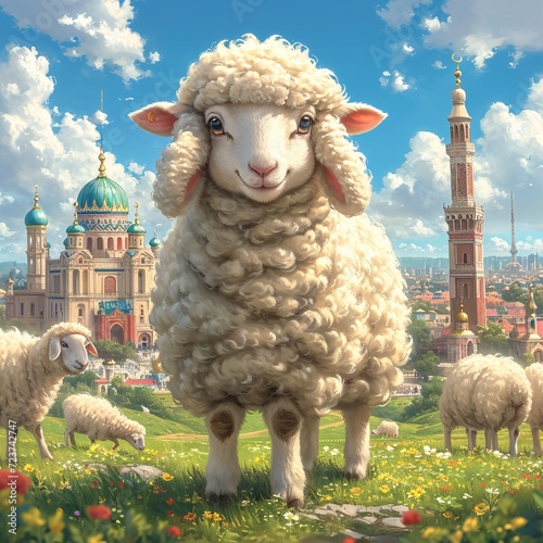 Sheep-tastic: A Flock of Fun in the City Generative AI