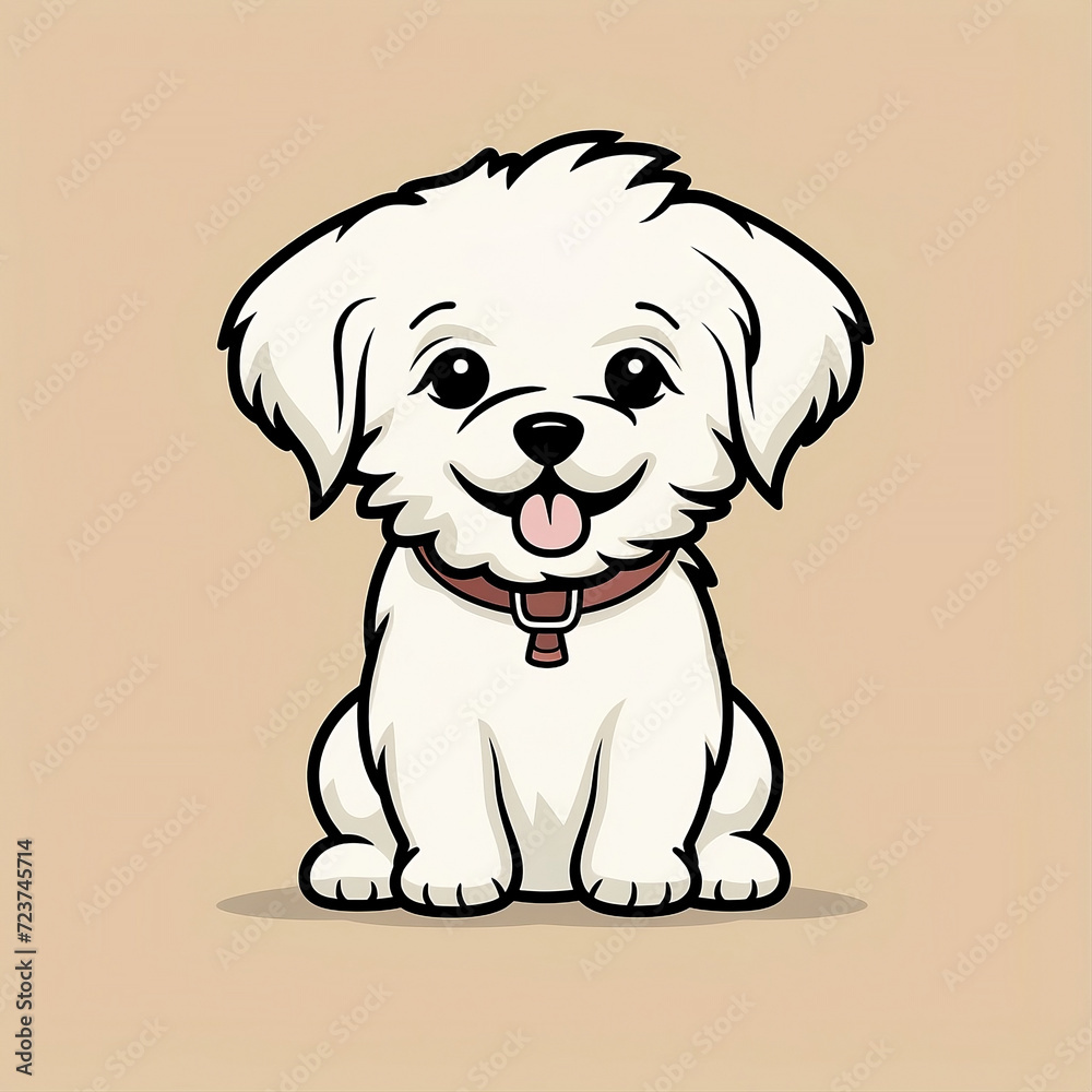 Cute dog logo Cute dog logo