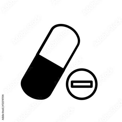 pills line icon