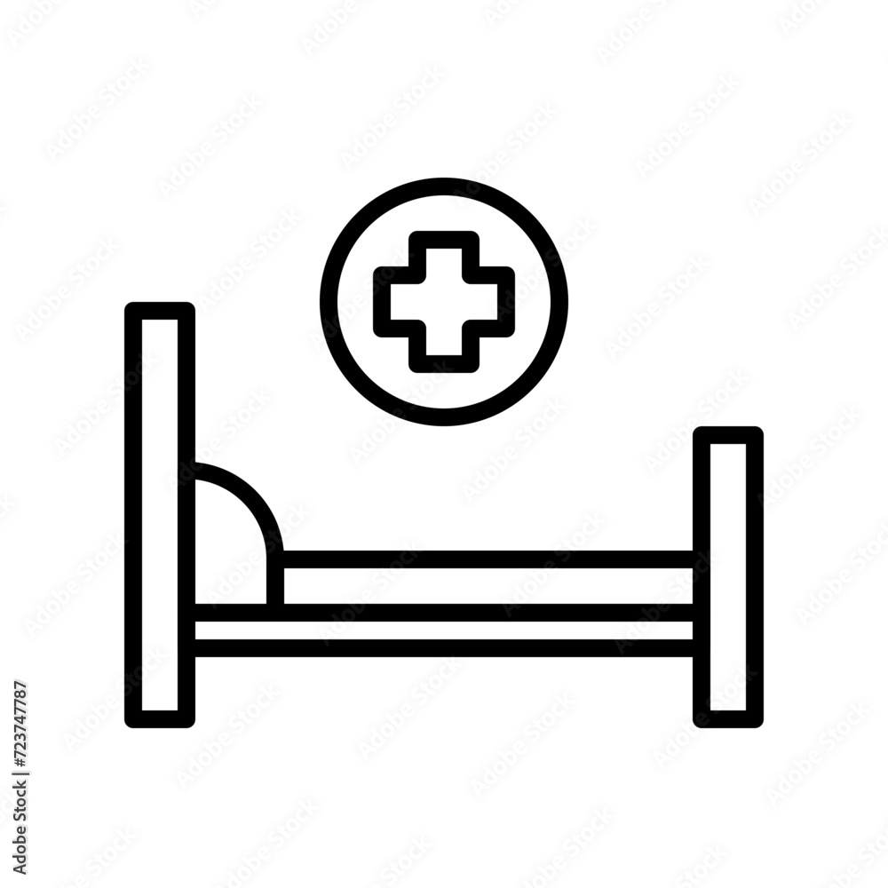 Fototapeta premium treated line icon