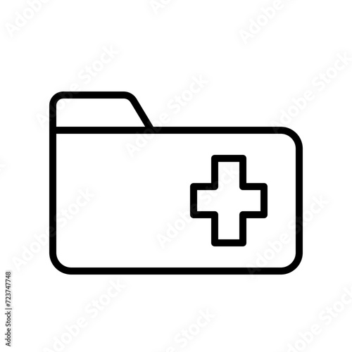 hospital file line icon