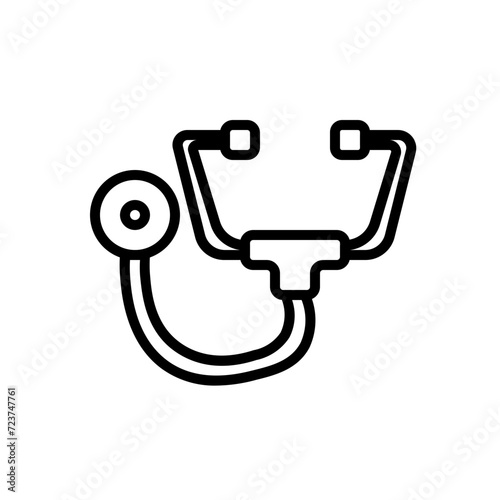 medical check-up line icon