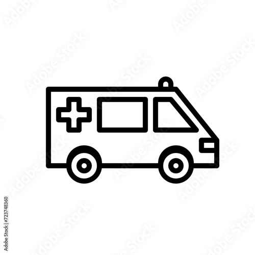  free health car line icon