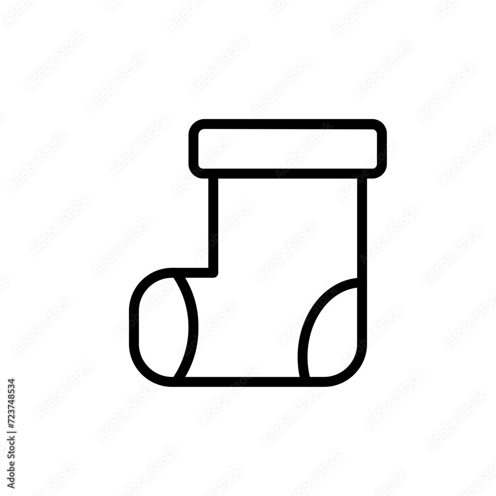 baby socks line icon baby socks line icon