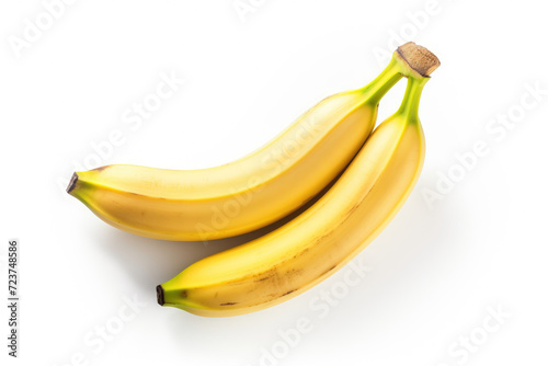 Banana fruit, isolated white background