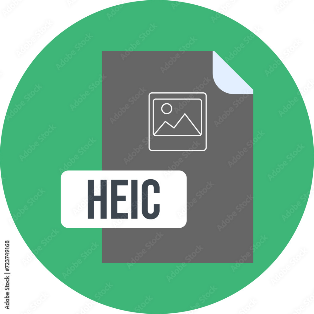 HEIC  file format icon