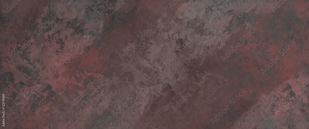 Dark abstract texture in shades of red and orange imitating frost or stone
