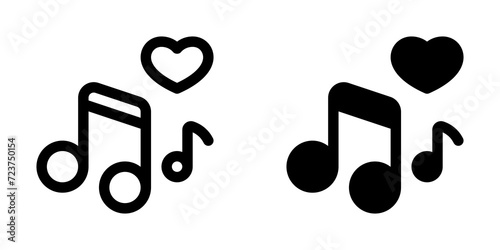 Editable love songs vector icon. Wedding, valentine, love, celebration. Part of a big icon set family. Perfect for web and app interfaces, presentations, infographics, etc