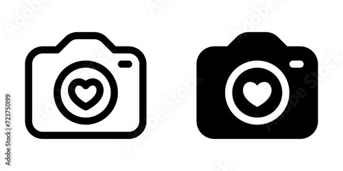 Editable wedding photography vector icon. Wedding, valentine, love, celebration. Part of a big icon set family. Perfect for web and app interfaces, presentations, infographics, etc