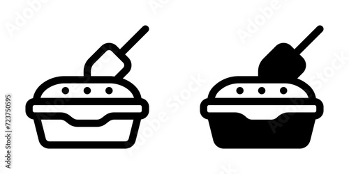 Editable litter box vector icon. Veterinary, animal, pet care, pet shop. Part of a big icon set family. Perfect for business, web and app interfaces, presentations, infographics, etc