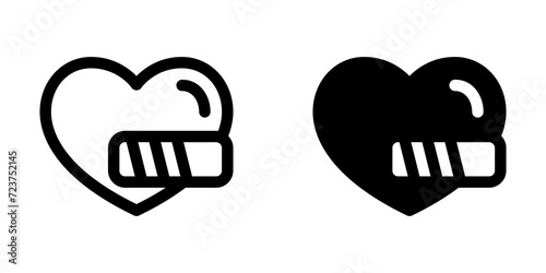 Editable life, heart, health point vector icon. Video game, game elements. Part of a big icon set family. Perfect for web and app interfaces, presentations, infographics, etc