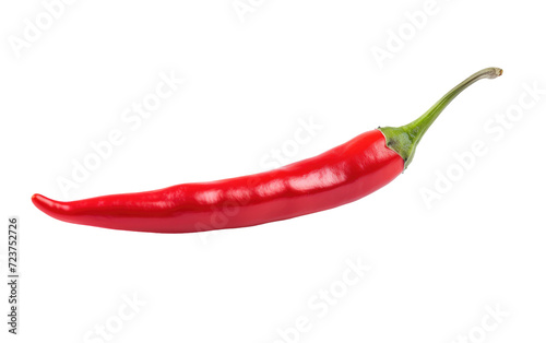 pepper hot chilli red on white or PNG transparent background.