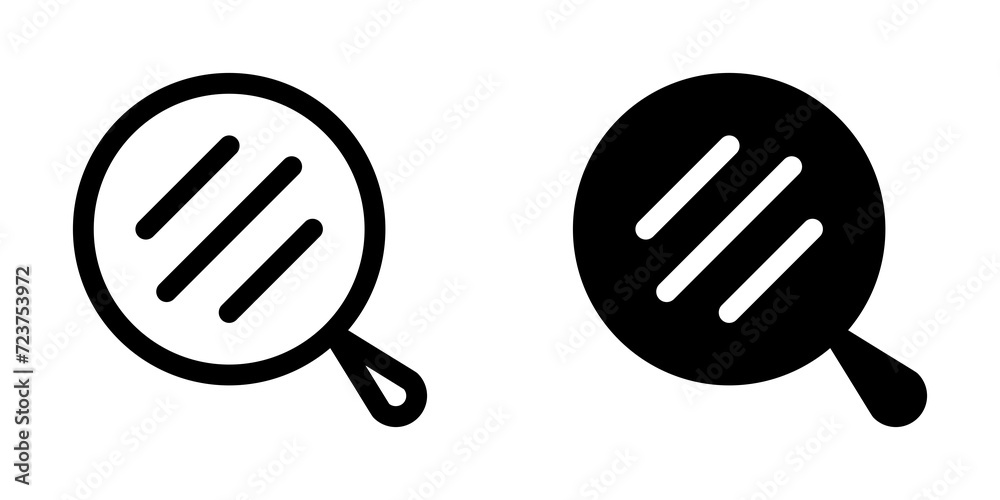 Editable hand mirror vector icon. Cosmetics, makeup, skincare, beauty. Part of a big icon set family. Perfect for web and app interfaces, presentations, infographics, etc Editable hand mirror vector icon. Cosmetics, makeup, skincare, beauty. Part of a big icon set family. Perfect for web and app interfaces, presentations, infographics, etc