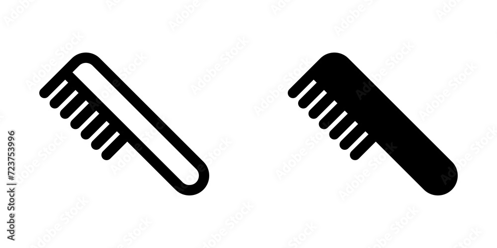 Editable hair comb vector icon. Cosmetics, makeup, skincare, beauty. Part of a big icon set family. Perfect for web and app interfaces, presentations, infographics, etc Editable hair comb vector icon. Cosmetics, makeup, skincare, beauty. Part of a big icon set family. Perfect for web and app interfaces, presentations, infographics, etc