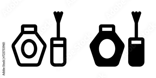 Editable nail polish vector icon. Cosmetics, makeup, skincare, beauty. Part of a big icon set family. Perfect for web and app interfaces, presentations, infographics, etc