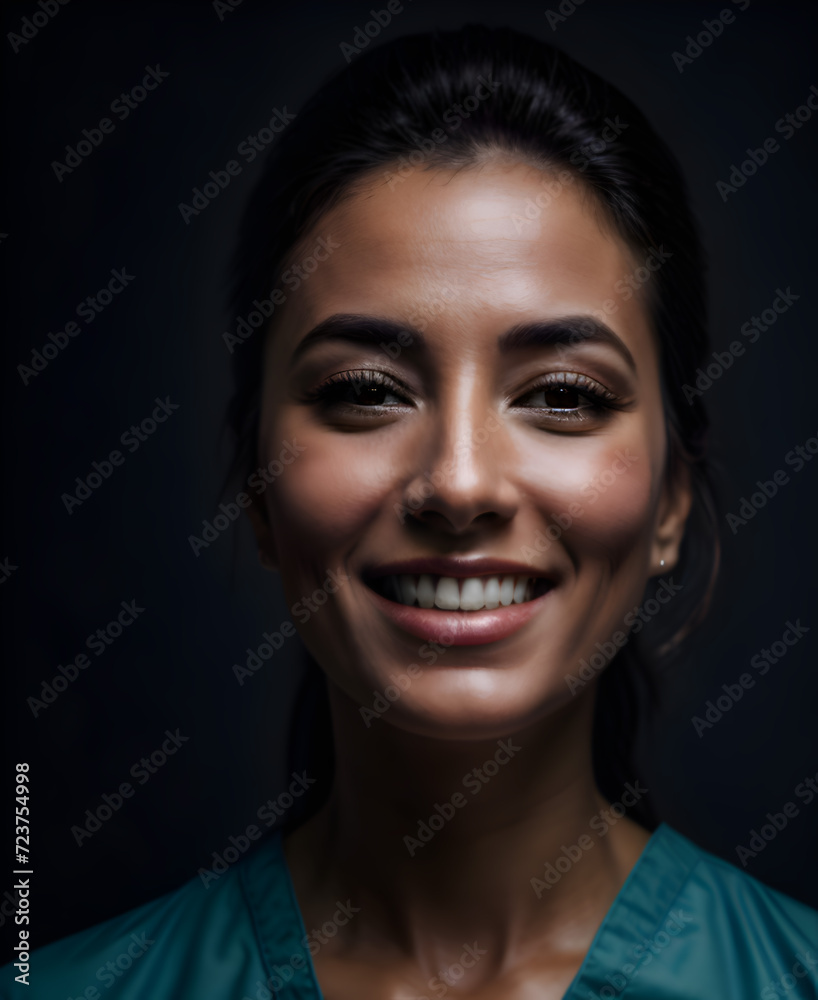 a smiling nurse a smiling nurse