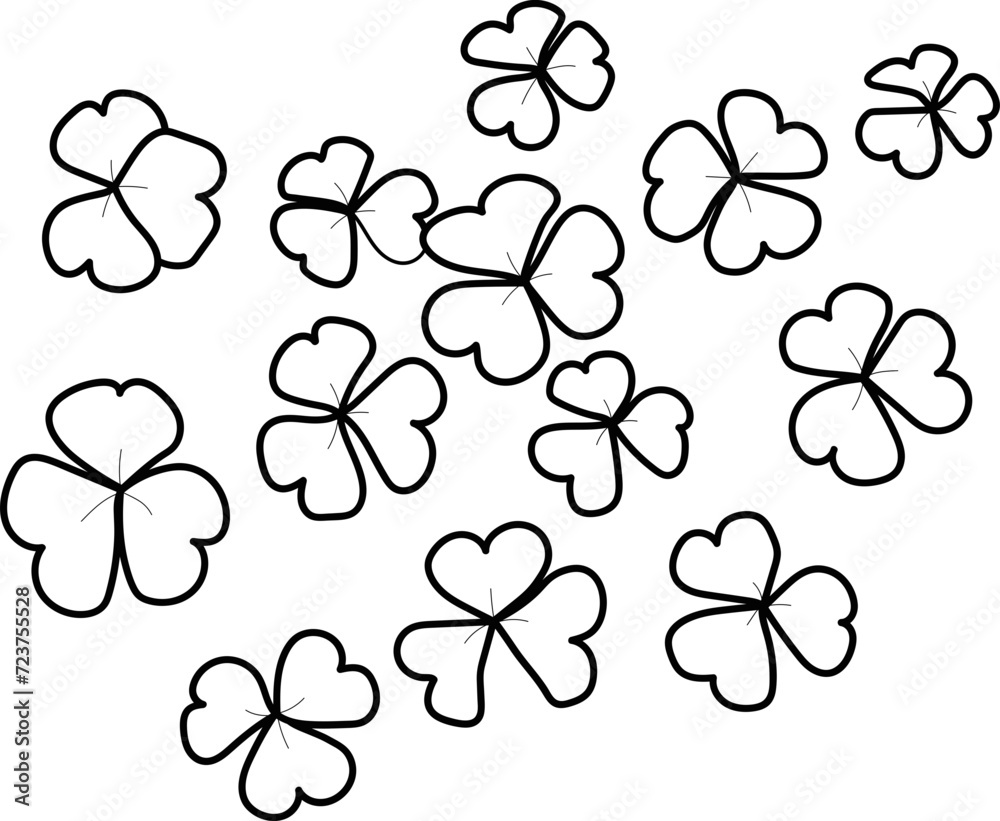 Fototapeta premium Shamrock Leaf