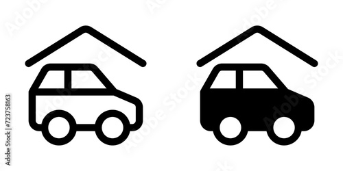 Editable parking area, car park vector icon. Part of a big icon set family. Perfect for web and app interfaces, presentations, infographics, etc