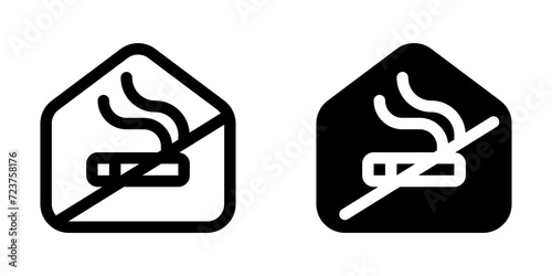 Editable no smoking room vector icon. Part of a big icon set family. Perfect for web and app interfaces, presentations, infographics, etc