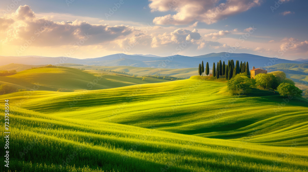 Idyllic Italian Escape: Tuscany's Verdant Beauty
