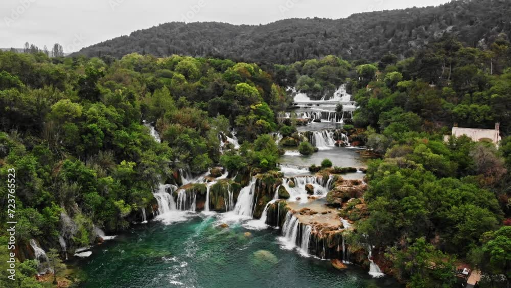 waterfall in the park