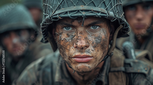 Wallpaper Mural Group of soldiers  Torontodigital.ca