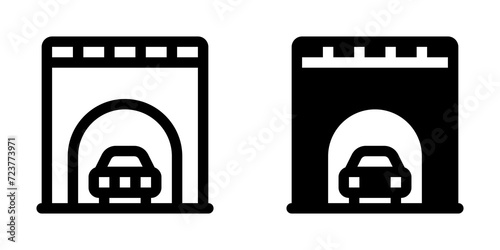 Editable tunnel vector icon. Part of a big icon set family. Perfect for web and app interfaces, presentations, infographics, etc