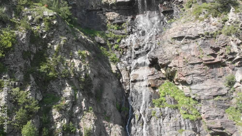 Caucasus, North Ossetia. Digoria gorge. Aihwa Falls South. Caucasus, North Ossetia. Digoria gorge. Aihwa Falls South.