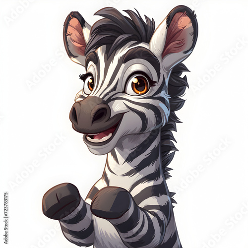 Vector Image of Cute Zara the Zorse Clipart photo