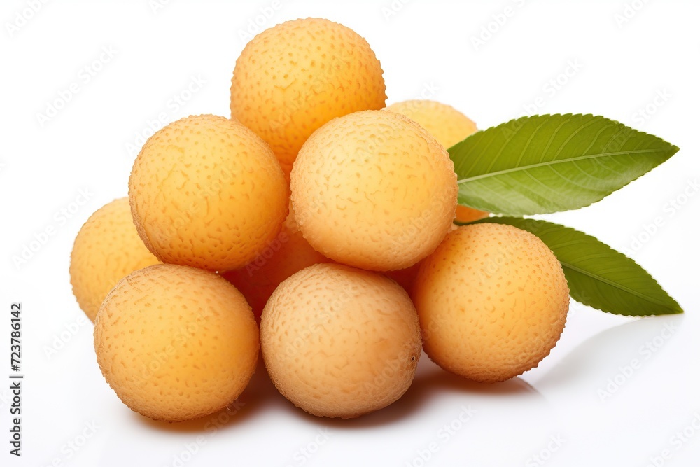 longan isolated on white background. longan isolated on white background.