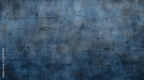 A picture of a blue wall with peeling paint. Suitable for backgrounds or texture overlays