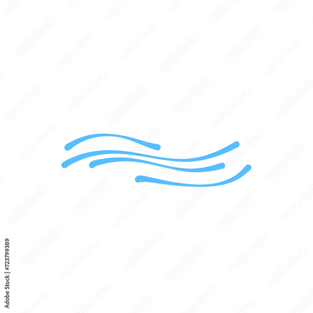 Wave Sea Doodle Icon