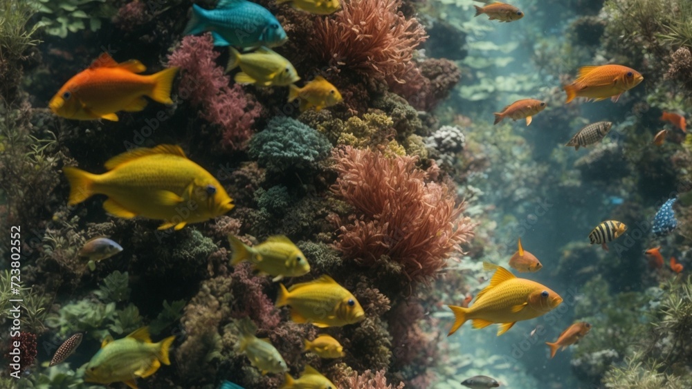 Obraz premium fish in the reef
