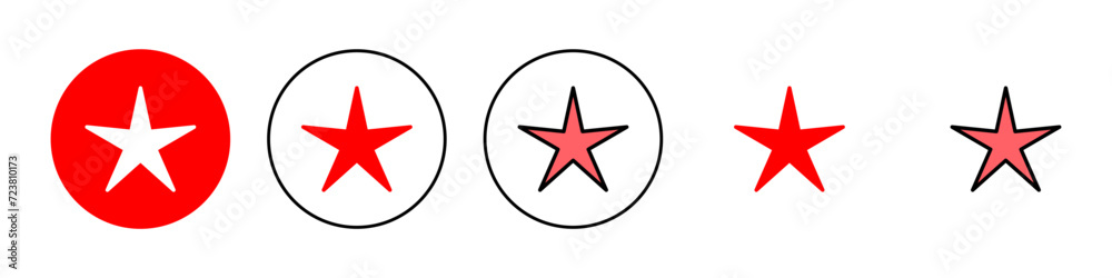 Star Icon set illustration. rating sign and symbol. favourite star icon Star Icon set illustration. rating sign and symbol. favourite star icon
