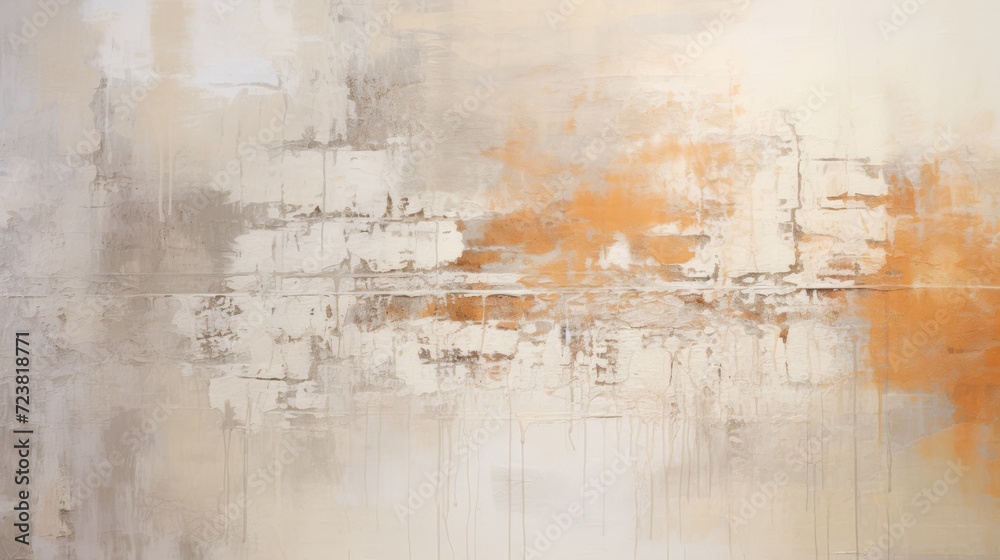 Obraz premium Abstract interior oil painting. Beautiful calming nature, light airy texture of paints.