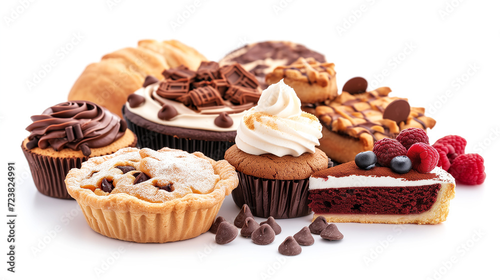 Fresh and delicious bakery desserts and sweets Fresh and delicious bakery desserts and sweets