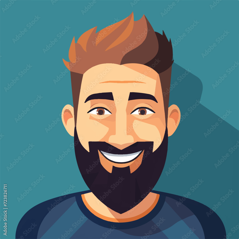 Social Media Portrait of a Smiling Man