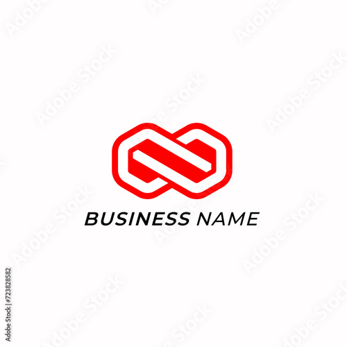 design logo creative hexagon connect