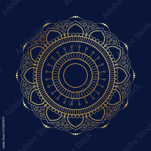 Elegant and beautiful mandala design illustration