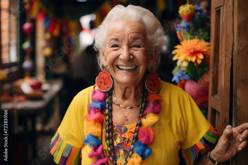 Photo of latina old woman